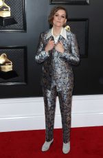 BRANDI CARLILE at 62nd Annual Grammy Awards in Los Angeles 01/26/2020