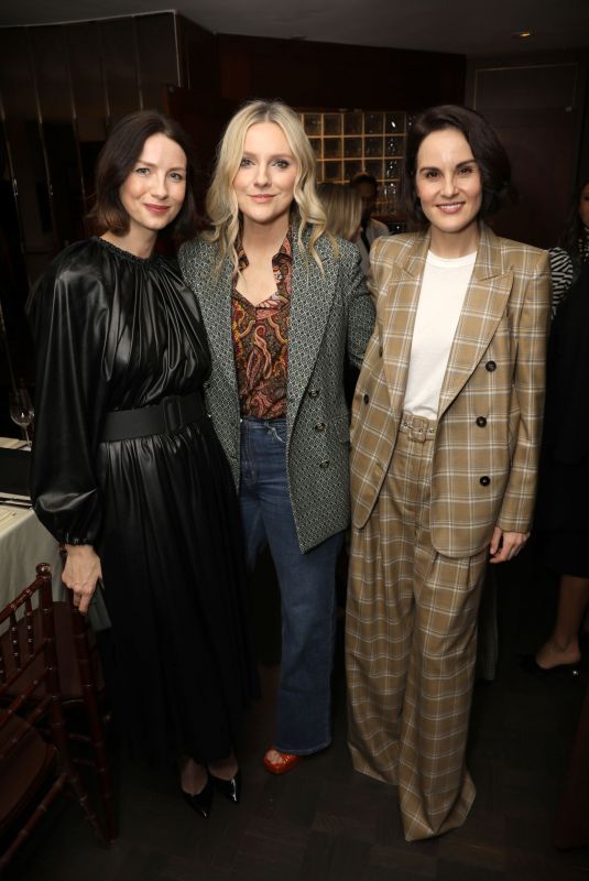 CAITRIONA BALFE, LAURA BROWN and MICHELLE DOCKERY at Instyle Badass Women Dinner in Hollywood 01/28/2020