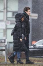 CAMILA CABELLO and Shawn Mendes Out in Toronto 01/01/2020