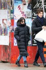 CAMILA CABELLO and Shawn Mendes Out in Toronto 01/01/2020