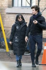 CAMILA CABELLO and Shawn Mendes Out in Toronto 01/01/2020