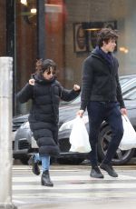 CAMILA CABELLO and Shawn Mendes Out in Toronto 01/01/2020