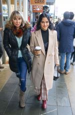 CAMILA MENDES Out for Coffee in Park City 01/25/2020