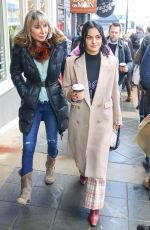 CAMILA MENDES Out for Coffee in Park City 01/25/2020