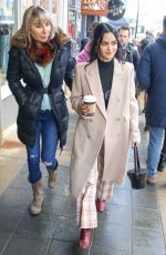 CAMILA MENDES Out for Coffee in Park City 01/25/2020