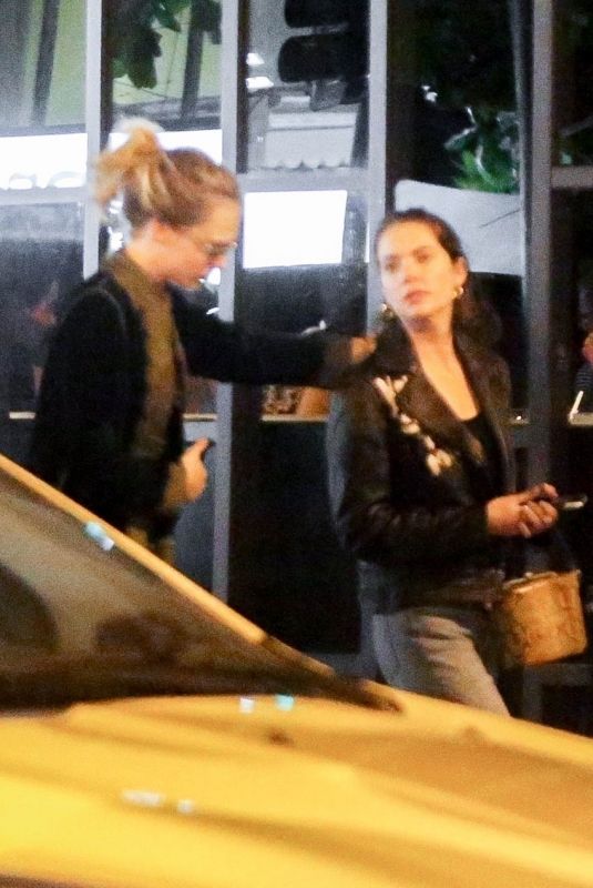 CARA DELEVINGNE and ASHLEY BENSON Night Out in Rio De Janeiro 01/03/2020