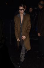 CARA DELEVINGNE at Cavier Kaspier Restaurant in Paris 01/17/2020