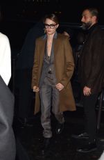 CARA DELEVINGNE at Cavier Kaspier Restaurant in Paris 01/17/2020