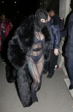 CARDI B Arrives at Laundered Works Corp at Paris Fashion Week 01/16/2020