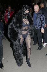 CARDI B Arrives at Laundered Works Corp at Paris Fashion Week 01/16/2020