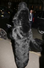 CARDI B Arrives at Laundered Works Corp at Paris Fashion Week 01/16/2020
