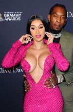 CARDI B at Recording Academy and Clive Davis Pre-Grammy Gala in Beverly Hills 01/25/2020
