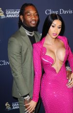 CARDI B at Recording Academy and Clive Davis Pre-Grammy Gala in Beverly Hills 01/25/2020