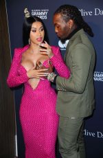 CARDI B at Recording Academy and Clive Davis Pre-Grammy Gala in Beverly Hills 01/25/2020