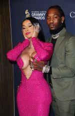 CARDI B at Recording Academy and Clive Davis Pre-Grammy Gala in Beverly Hills 01/25/2020