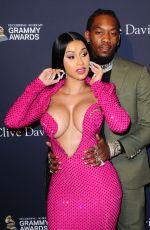 CARDI B at Recording Academy and Clive Davis Pre-Grammy Gala in Beverly Hills 01/25/2020