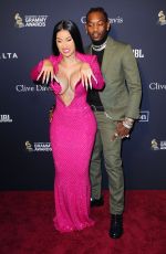 CARDI B at Recording Academy and Clive Davis Pre-Grammy Gala in Beverly Hills 01/25/2020