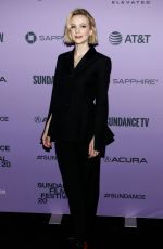 CAREY MULLIGAN at Promising Young Woman Premiere at 2020 Sundance Film Festival 01/25/2020