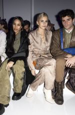 CAROLINE DAUR at Fendi Fashion Show in Milan 01/13/2020
