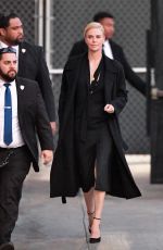 CHARLIZE THERON Arrives at Jimmy Kimmel Live in Hollywood 01/15/2020