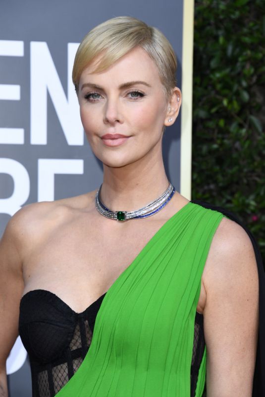 CHARLIZE THERON at 77th Annual Golden Globe Awards in Beverly Hills 01/05/2020