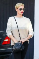 CHARLIZE THERON at a Furniture Store in Los Angeles 01/13/2020