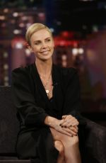 CHARLIZE THERON at Jimmy Kimmel Live 01/15/2020
