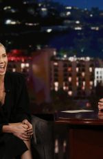 CHARLIZE THERON at Jimmy Kimmel Live 01/15/2020