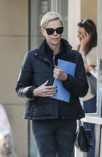 CHARLIZE THERON Heading to Meditation Class in Beverly Hills 01/09/2020