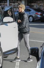 CHARLIZE THERON Leaves a Gym in Beverly Hills 01/07/2020