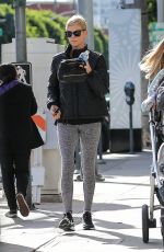 CHARLIZE THERON Leaves a Gym in Beverly Hills 01/07/2020