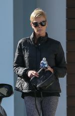 CHARLIZE THERON Leaves a Gym in Beverly Hills 01/07/2020