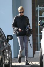 CHARLIZE THERON Leaves a Gym in Beverly Hills 01/07/2020