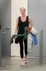 CHARLIZE THERON Leaves Yoga Class in Los Angeles 01/24/2020