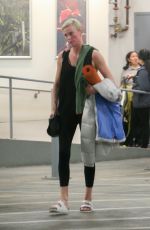 CHARLIZE THERON Leaves Yoga Class in Los Angeles 01/24/2020