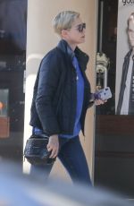 CHARLIZE THERON Out and About in Beverly Hills 01/08/2020