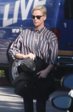 CHARLIZE THERON Out for Lunch at Sunset Marquis Hotel in Los Angeles 01/10/2020