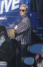 CHARLIZE THERON Out for Lunch at Sunset Marquis Hotel in Los Angeles 01/10/2020
