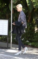 CHARLIZE THERON Out for Lunch at Sunset Marquis Hotel in Los Angeles 01/10/2020
