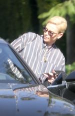 CHARLIZE THERON Out for Lunch at Sunset Marquis Hotel in Los Angeles 01/10/2020