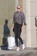 CHARLIZE THERON Out Shopping in Hollywood 01/10/2020