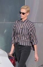 CHARLIZE THERON Out Shopping in Hollywood 01/10/2020