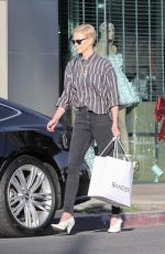 CHARLIZE THERON Out Shopping in Hollywood 01/10/2020