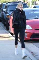 CHARLOTTE MCKINNEY at Blue Bottle Coffee in Santa Monica 01/07/2020