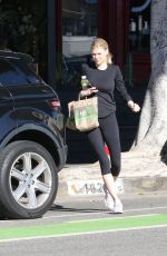 CHARLOTTE MCKINNEY Leaves Kreation in West Hollywood 01/10/2020