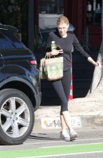 CHARLOTTE MCKINNEY Leaves Kreation in West Hollywood 01/10/2020