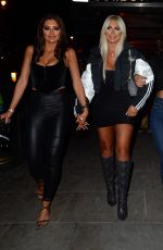 CHLOE FERRY and NICOLE BASS Leaves Ex on the Beach Screening in London 01/21/2020