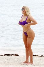 CHLOE FERRY in a Purple Bikini at a Beach in Thailand 01/06/2020 