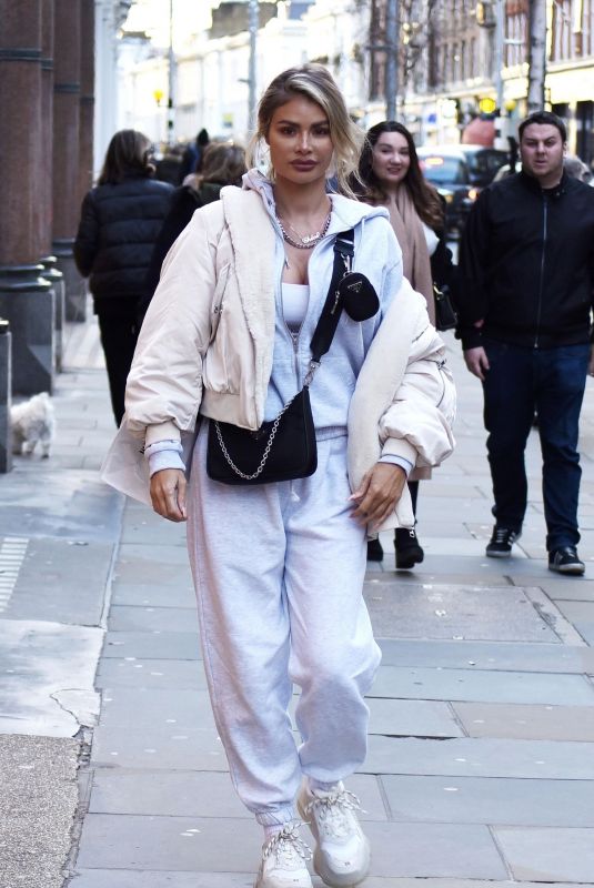 CHLOE SIMS Out Shopping in London 01/04/2020