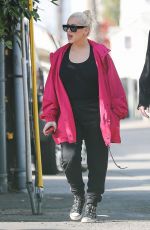 CHRISTINA AGUILERA Out in Santa Monica 01/14/2020